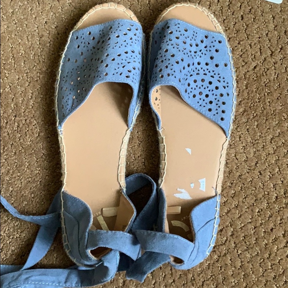 Blue cute ballerina like shoes